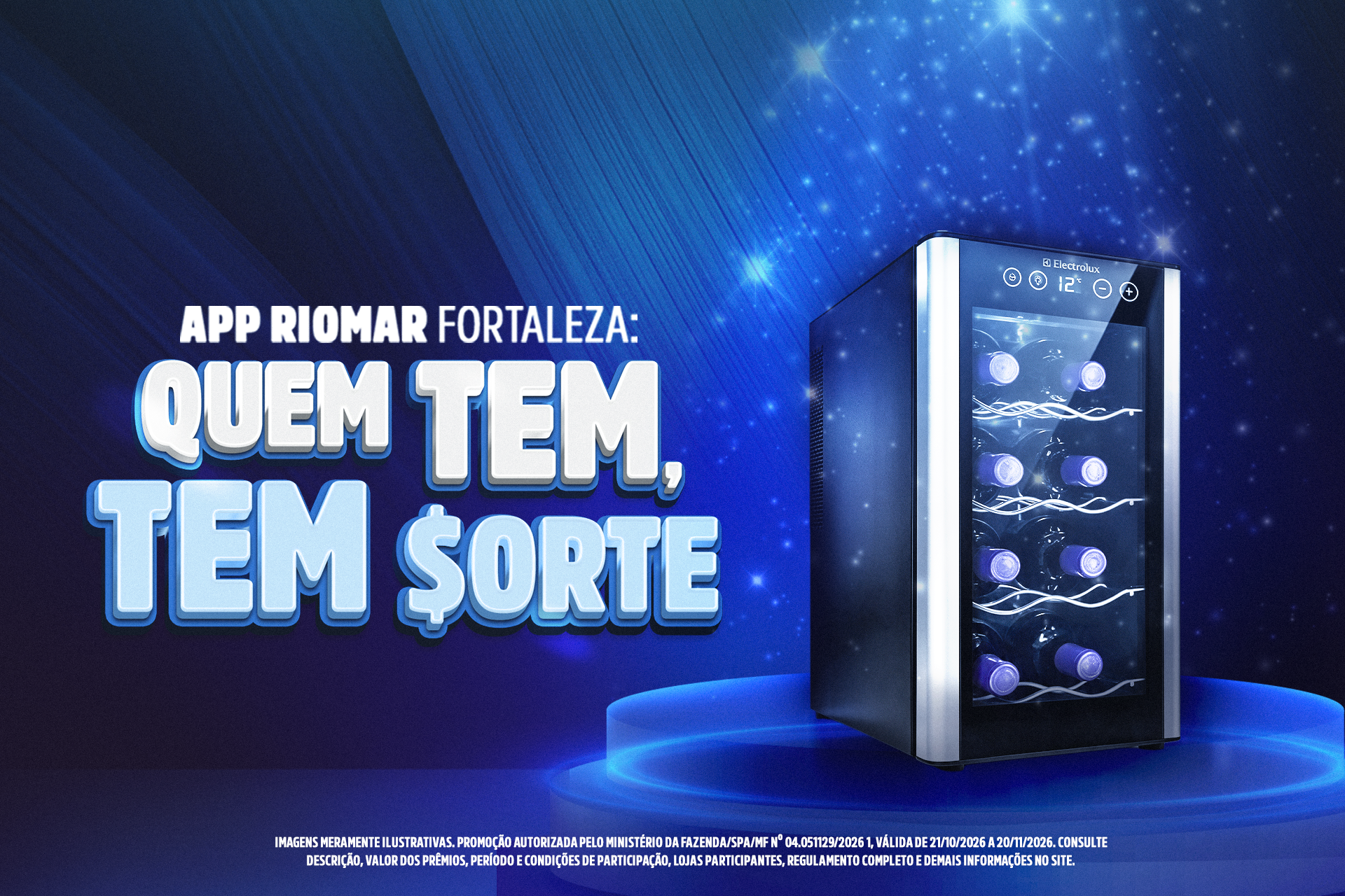 Concorra a uma adega Electrolux