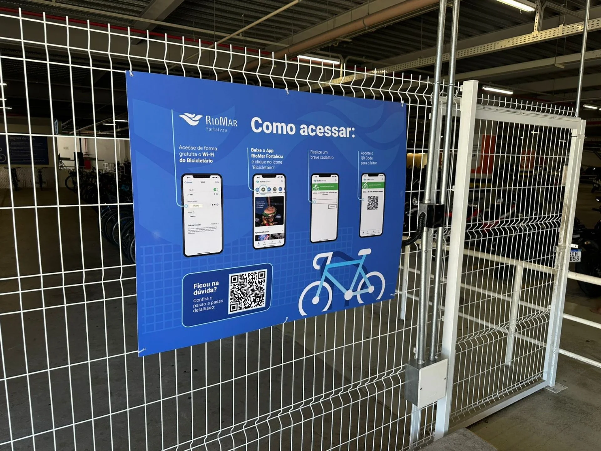 Bicicletário RioMar Fortaleza