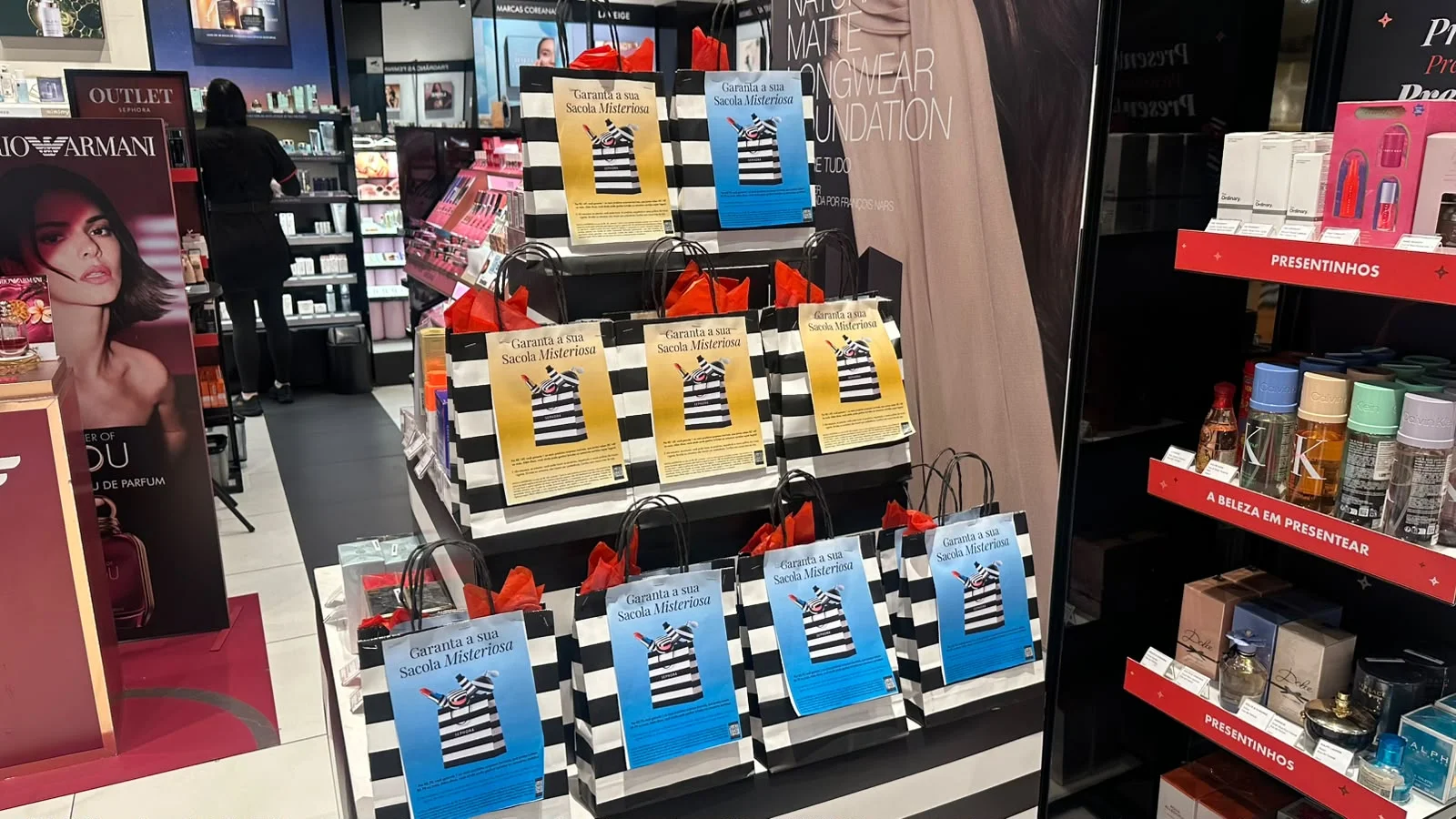 Sacola mistreriosa na Sephora